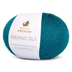 Premium Merino Silk Garn, 011 Petroleum, 25 g