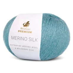 Premium Merino Silk Garn, 009 Sommerhimmel 25 g