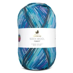Premium Sock Wool Forest Garn, 007 Hallerbos, 100 g