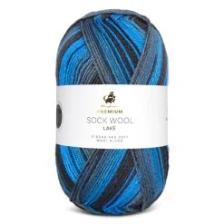 Premium Sock Wool Lake Garn, 005 Kaitele, 100 g