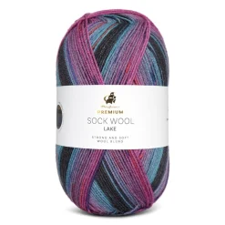 Premium Sock Wool Lake Garn, 004 Victoria, 100 g