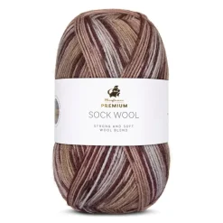 Premium Sock Wool Mountain Garn, 008 Andes, 100 g