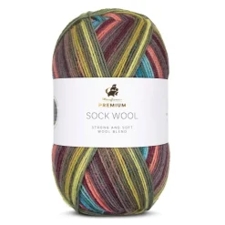 Premium Sock Wool Ocean Garn, 009 Kattegat, 100 g