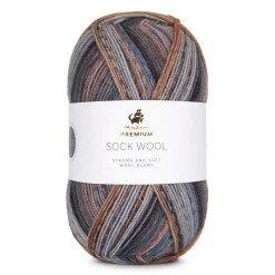 Premium Sock Wool Valley Garn, 004 Efterår, 100 g