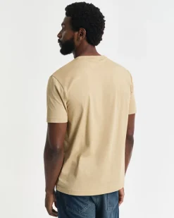 Printed Graphic T-shirt, Oak Beige, XL