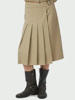 Prisilla Twill Nederdel, Taupe, 36