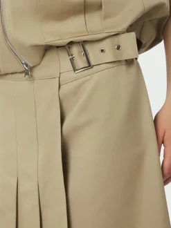 Prisilla Twill Nederdel, Taupe, 36