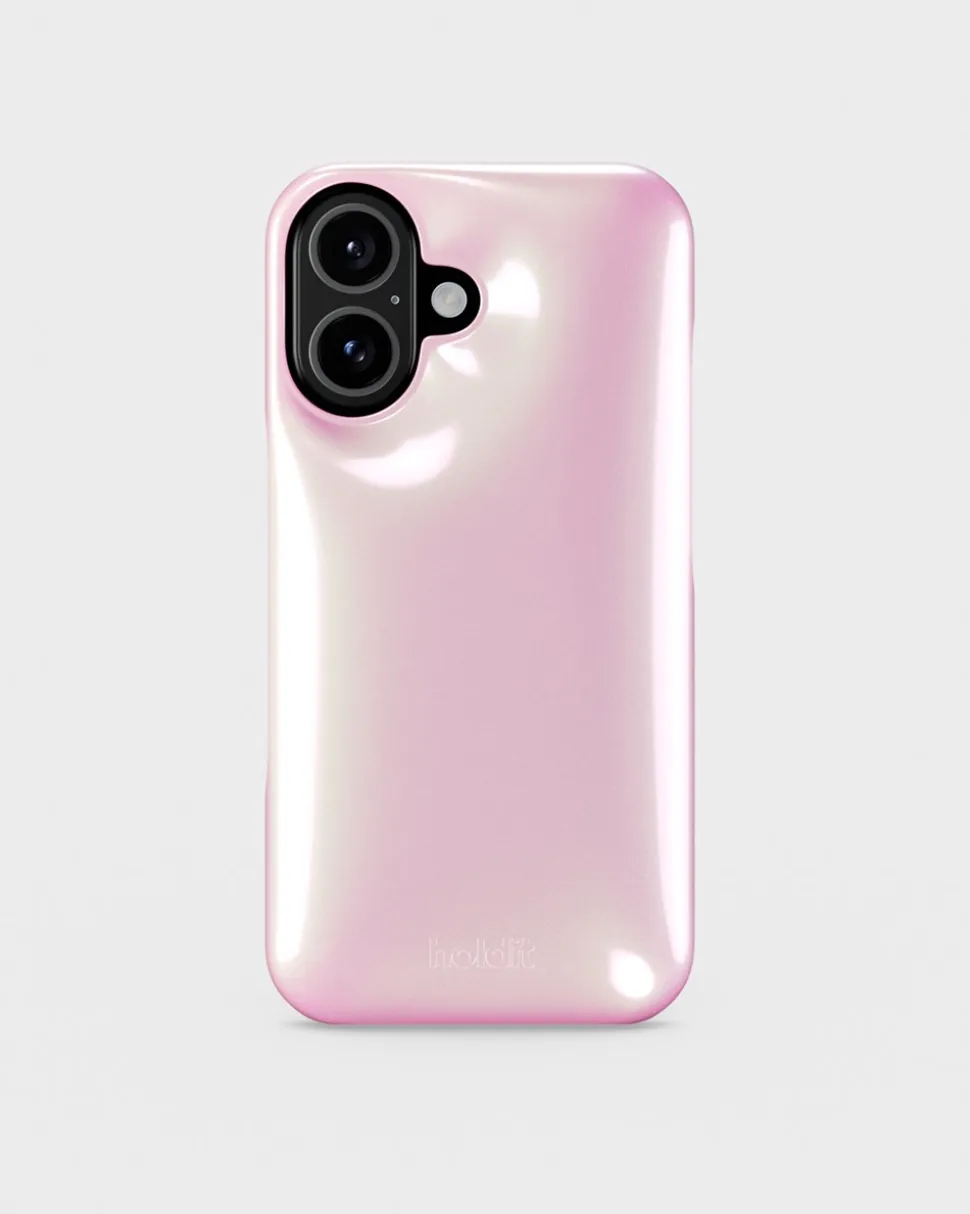 Puffy Iphone 16 Cover, Glazed Pink