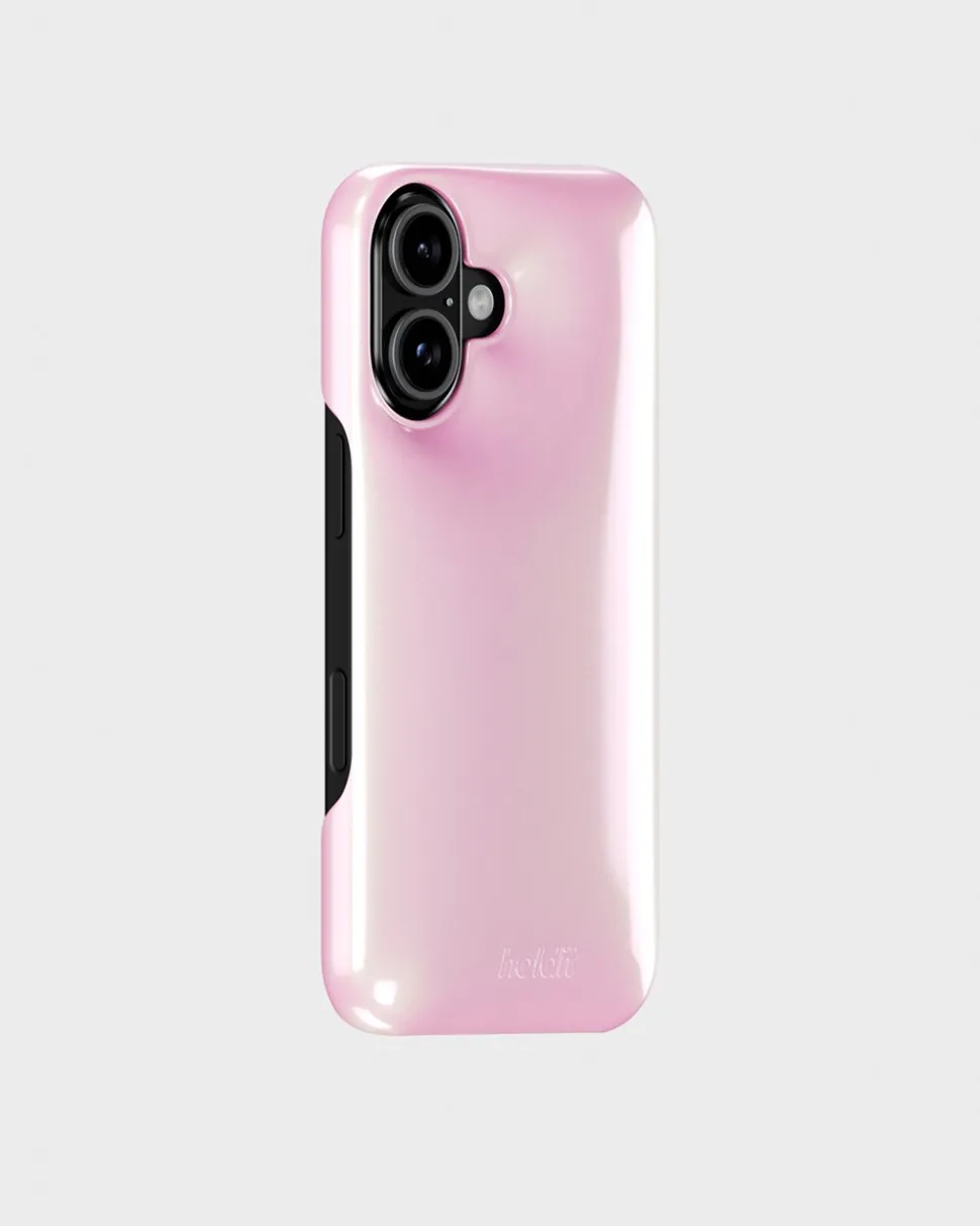 Puffy Iphone 16 Cover, Glazed Pink