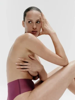 Pulpies Cheeky Højtaljede Trusser, Grenadine, M/L