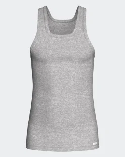 Pure Cotton Tanktop, Grey, XXL
