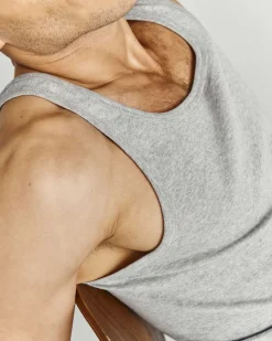 Pure Cotton Tanktop, Grey, XXL