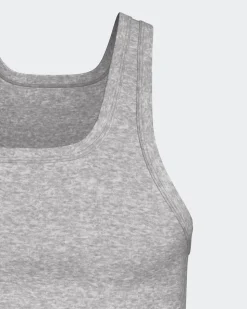 Pure Cotton Tanktop, Grey, XXL