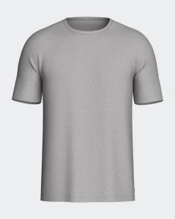 Pure Cotton T-shirt, Grey, L