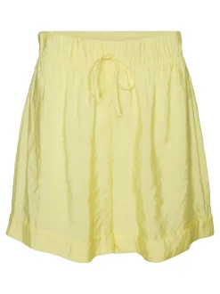 Queeny Højtaljede Shorts, Goldfinch, L