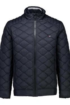 Quilted Biker Jakke, Black, XL