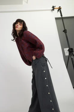 Quiltet Jakke, Flower Mix, 40