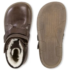 Rabbit Velcro Støvle, Dark Brown, 22