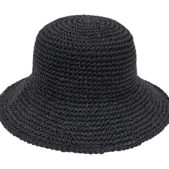 Raffia Hat, Black