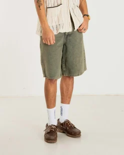 Rami Dirt Shorts, Dark Green, 30