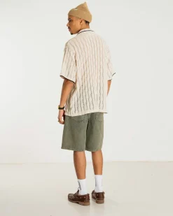 Rami Dirt Shorts, Dark Green, 30