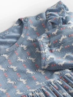 Ramona Frill Kjole, Unicorn Dream, 92 cm