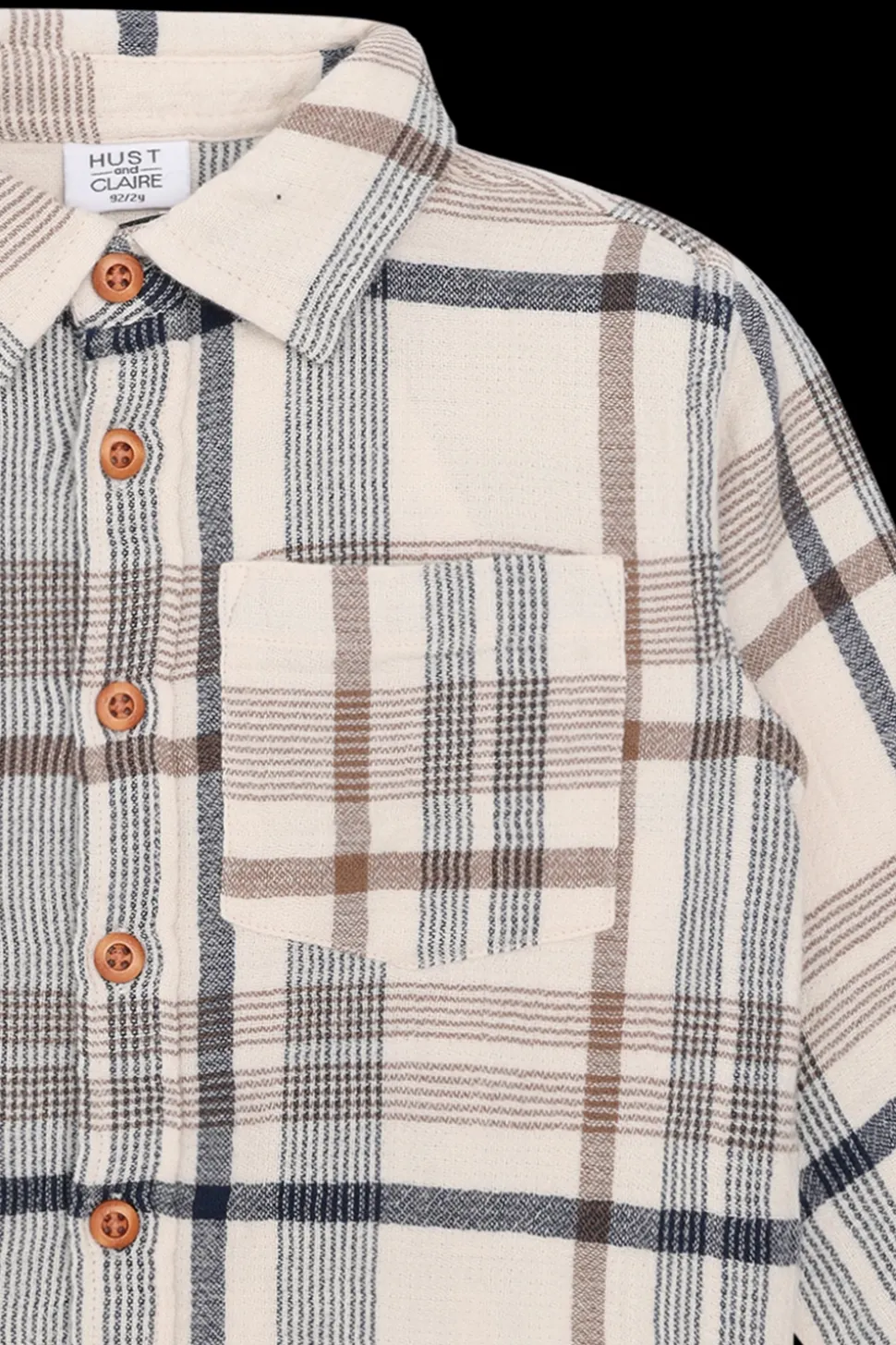 Ravn Skjorte, Kit, 104 cm