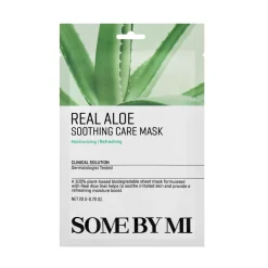 Real Aloe Soothing Care Mask, 1 stk