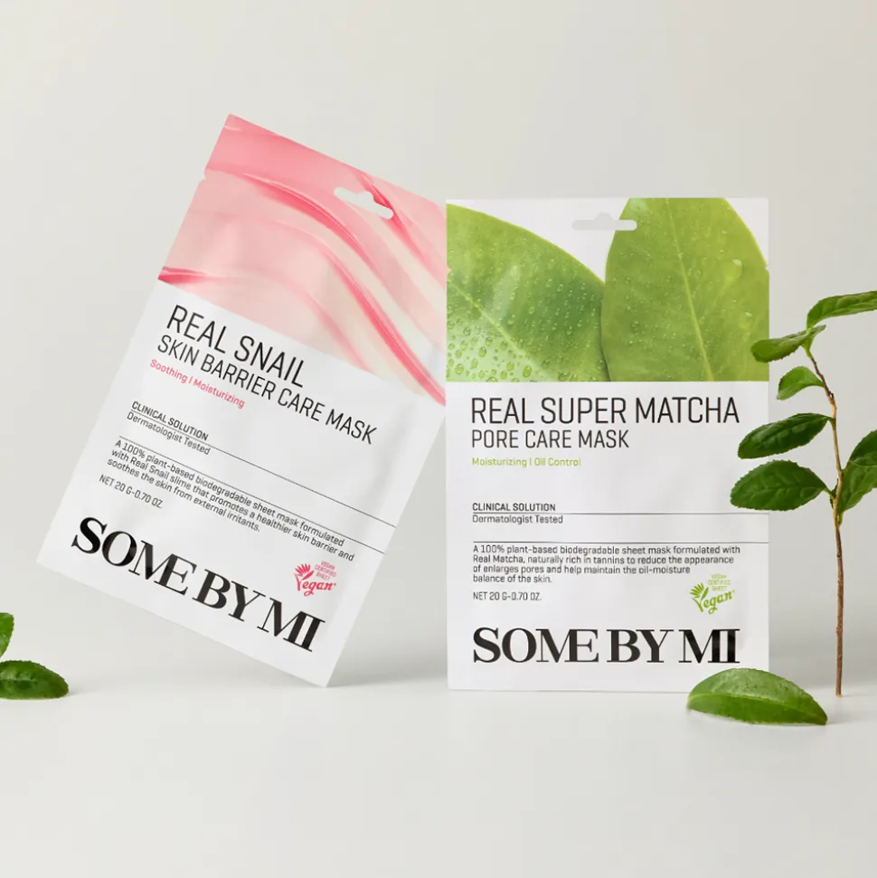 Real Snail Skin Barrier Care Mask, 1 stk