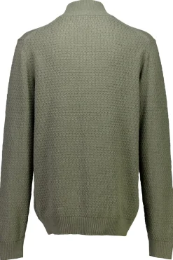 Recycle Structure Zip Cardigan, Army, XXL