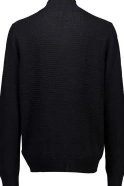 Recycle Structure Zip Cardigan, Black, L