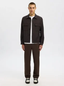 Reg-Jude Woll Blend Hybridblazer, Chocolate Torte, 50