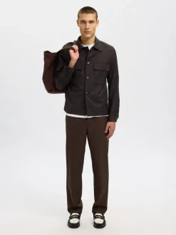 Reg-Jude Woll Blend Hybridblazer, Chocolate Torte, 50