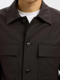 Reg-Jude Woll Blend Hybridblazer, Chocolate Torte, 50