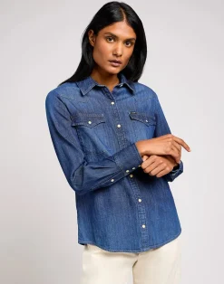 Regular Western Skjorte, Through The Woods, XL