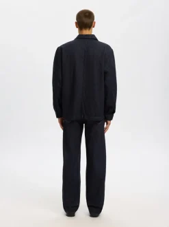 Regular-Landon Denim Jakke, Dark Blue Denim, XL