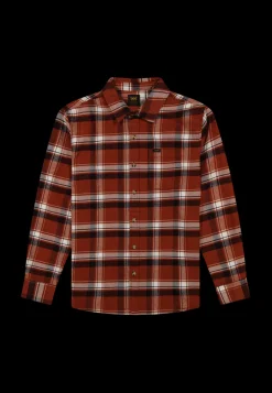 Relaxed Mercantile Skjorte, Rusty Clay Plaid, L