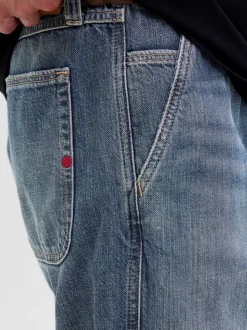 Relaxed Royal Worker 580 Jeans, Dark Blue Denim, W34/34