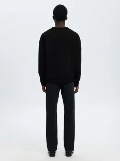 Relaxluke Crew Neck Sweatshirt, Black, L