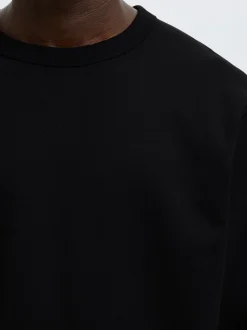 Relaxluke Crew Neck Sweatshirt, Black, L