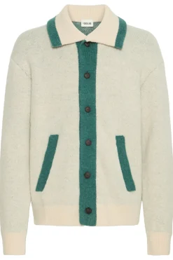 Ren College Cardigan, Oatmeal Melange, XL