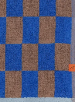 Retro Håndklæde, Kobolt, 70x133 cm