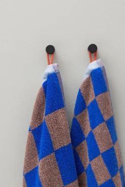 Retro Håndklæde, Kobolt, 70x133 cm