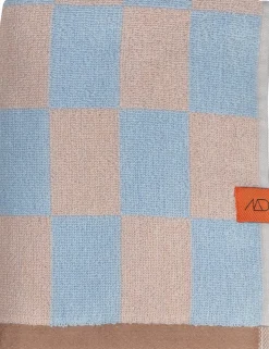 Retro Håndklæde, Lyseblå, 50x90 cm