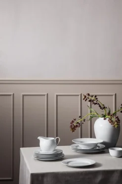 Rhombe Frokosttallerken, Hvid, Ø23 cm