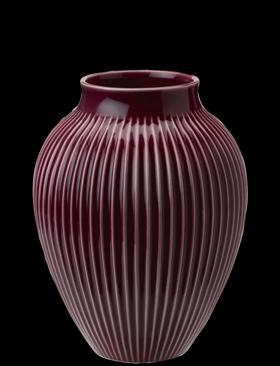 Riflet Vase, Berry