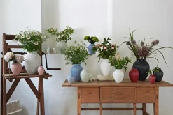 Riflet Vase, Lavendelblå