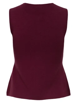 Riley Zip Vest, Maroon Banner, L