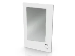 Rim Vægspejl, White, 44x70 cm