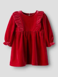 Rinne Velour Kjole, Jester Red, 56 cm